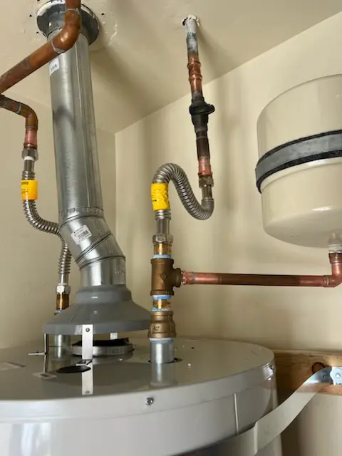 Water heater installation and plumbing repair in Fredon