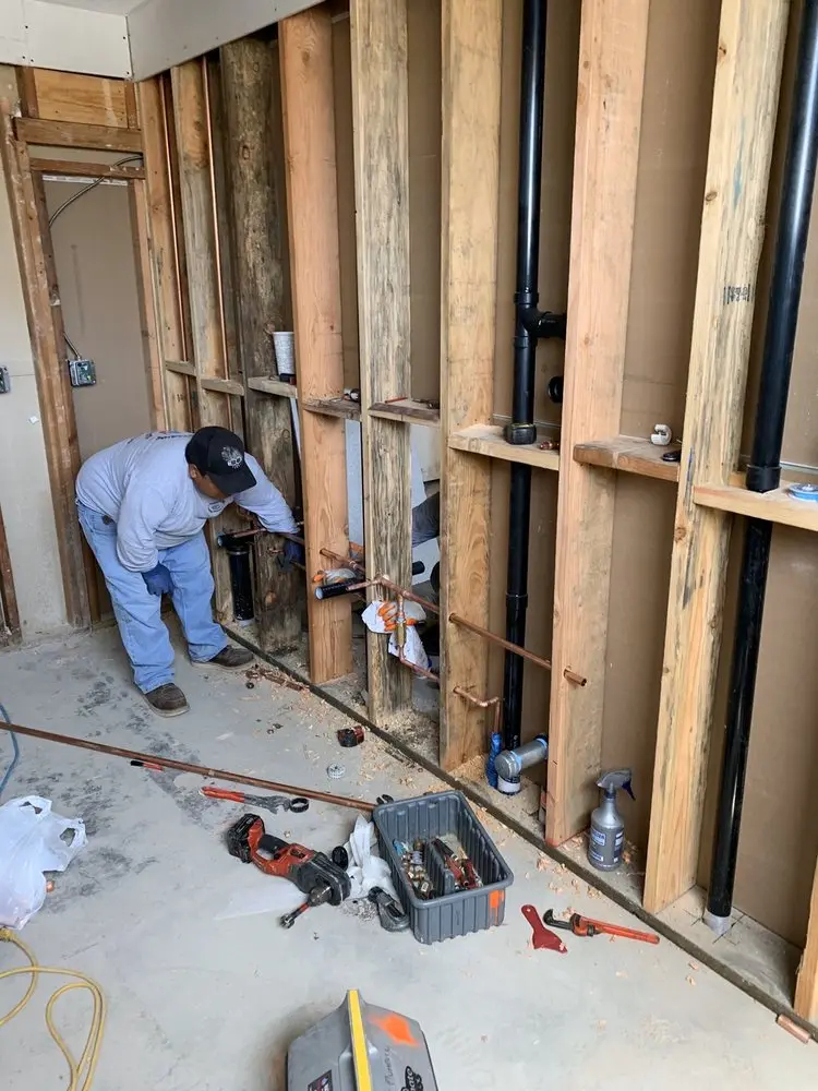 Commercial rough-in plumbing for Commercial Plumbing in Fredon